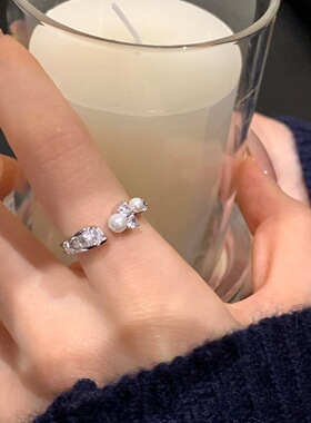 铜甜美精致闪亮戒指戒指/指环