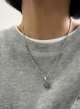 甜酷十字架项链女复古时尚个性嘻哈锁骨链ins小众毛衣链潮