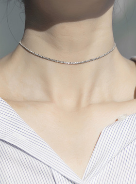 满天星项链女ins简约冷淡风颈链短款锁骨链气质轻奢项圈