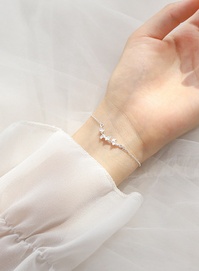 银银杏叶手链日韩简约清新森系女