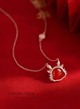 其他925银纯银十字链女新颖项链