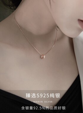 其他925纯银925纯银珠项链女小众