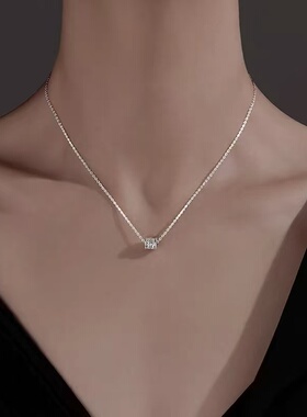 925纯银小蛮腰项链轻奢小众2025新爆款高级颈链女锁骨链
