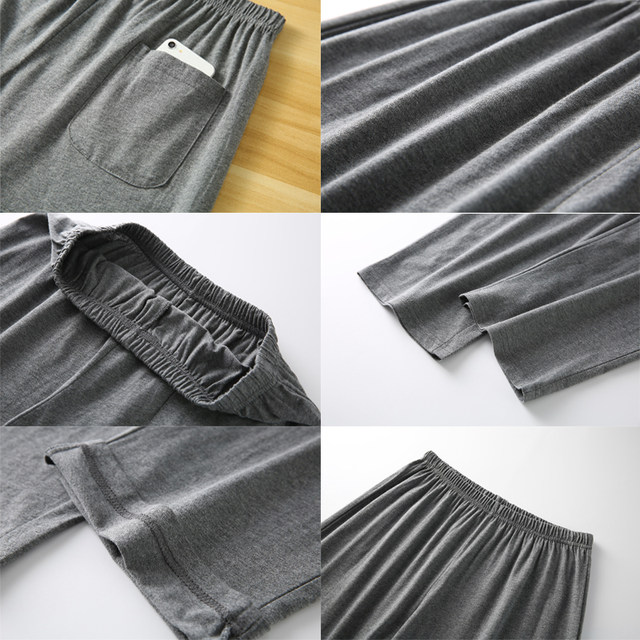 Jun collar trousers knitted jersey ຂອງຜູ້ຊາຍຝ້າຍບໍລິສຸດຂອງຕົກແຕ່ງເຮືອນບາງ