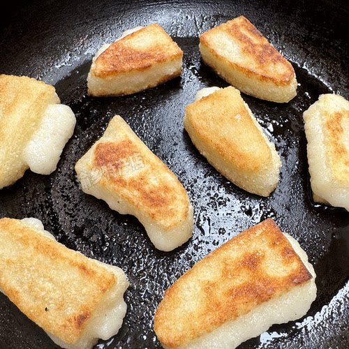 糯米糍粑重庆垫江特产原味白糍粑糯米团子中秋节传统美食粑粑 - 图1