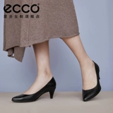 ECCO ECC POLARES LIGHT -Mouth Single Those High -Healed обувь Легкие кошки коммутируют формальные маленькие кожаные обуви тип пластика 263903