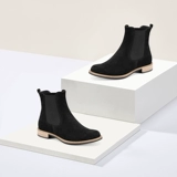 Женские ботинки ECCO, зимние матовые ботинки челси, короткие узкие ботинки Shaping 266503