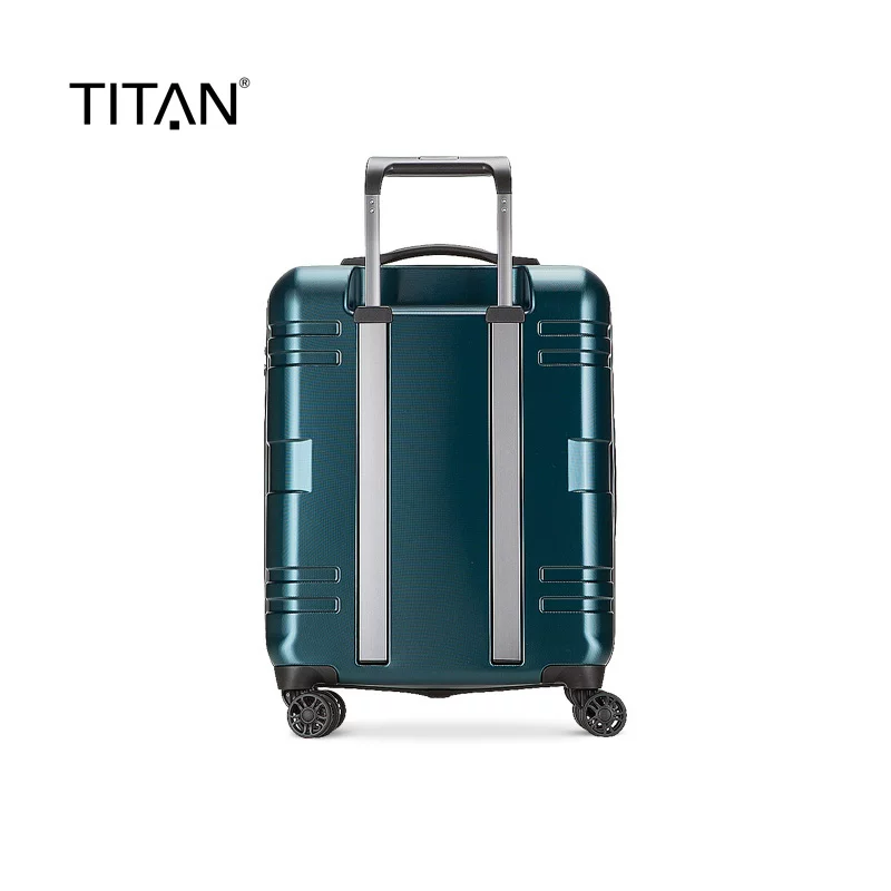 Genuine импорт универсальный чемодан TITAN, чемодан на коробке, Германия, 20 дюймов