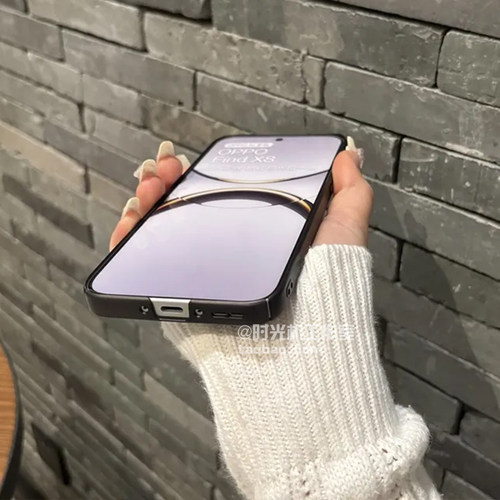 冰雾钛灰透明磁吸壳适用OPPOFindx8手机壳X8S+磨砂不粘指纹X7Ultra高级感x8pro轻薄X6极简风男女PC硬壳A3套A2 - 图3