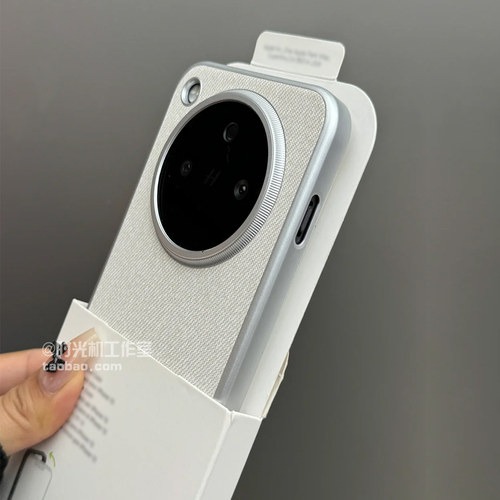 17亚麻布纹防指纹适用OPPOFindx8Ultra手机壳X9Pro纯色x8S+三包硬vivoX200磁吸小米14/15Ultra保护套男女磨砂 - 图2
