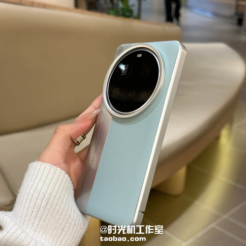 樱花粉拼色相机壳适用小米15Ultra手机壳XIaomi14Ultra素皮纹时尚少女风13U/12U全包边电镀15spro新款m17硬壳 - 图3