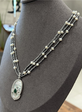 水晶多层女闪亮首饰气质轻奢时尚