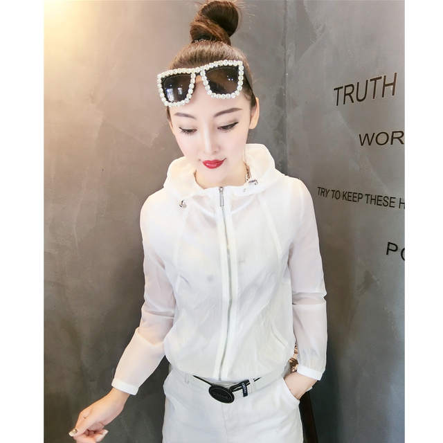 Anti-stain clothing quick-drying breathable zipper hooded travel sunshade