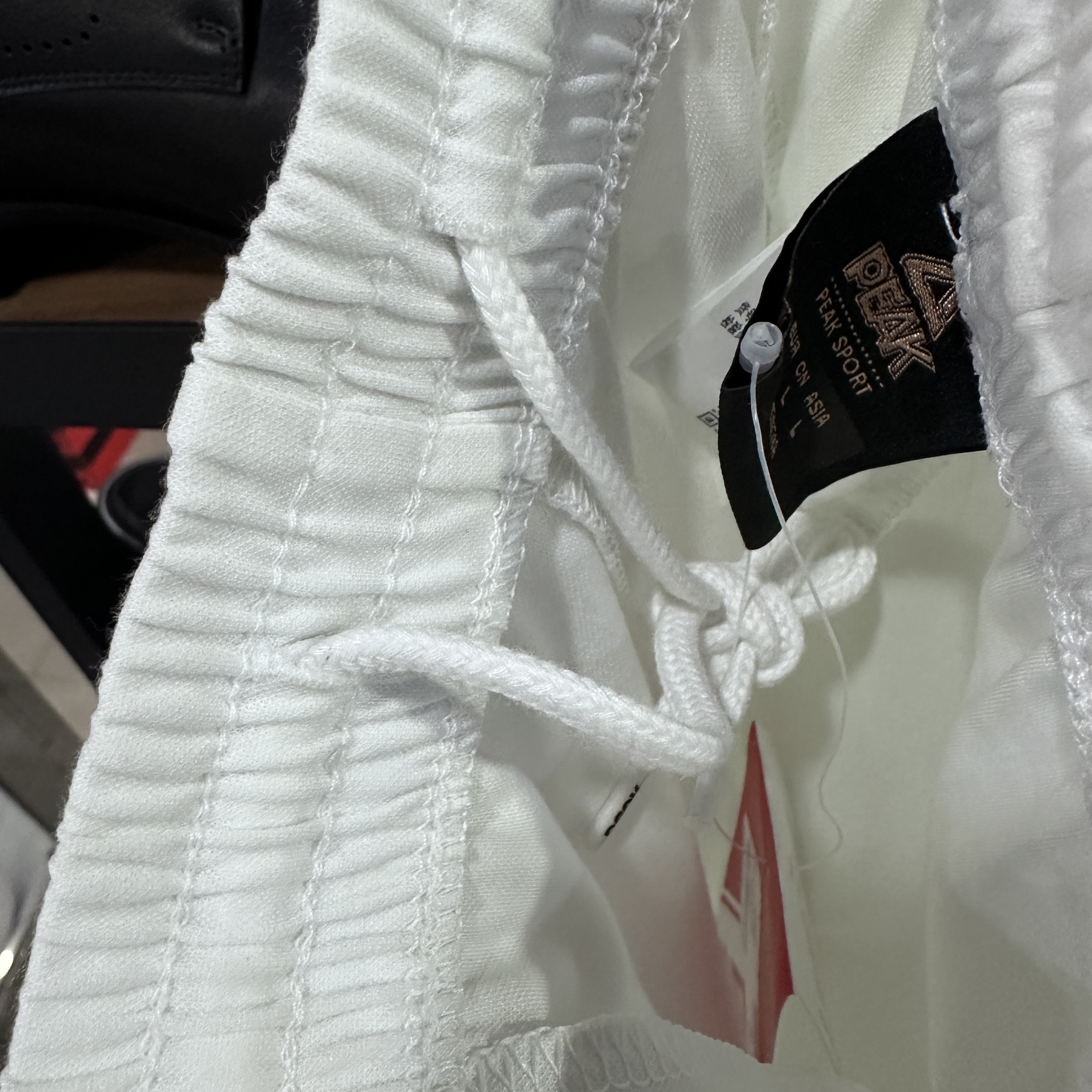 匹克PEAK春夏薄款女子休闲运动长裤时尚潮流白色束口裤子F3222322 - 图3