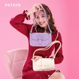 Мусс, сумка подмышку, белая сумка через плечо, небольшая сумка, сумка на одно плечо