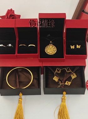 婚礼仿真三金假五金传承礼盒套装