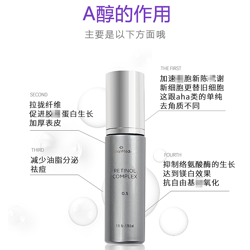 店主挚爱Skinmedica/SKM斯美凯0.5%视黄醇A醇嫩肤精华 中等浓度 - 图0