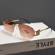 UV proof butterfly retro women's flower sunglasses