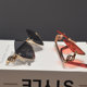 UV anti-diamond retro men and women half frame sunglasses