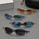 European and American retro punk hip-hop disco colorful sunglasses
