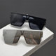 UV proof square retro men and women rice nail sunglasses
