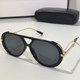 European and American retro aviator style double bridge toad sunglasses