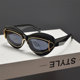 Anti-UV Cat Eye Retro Bubble Sunglasses for Men and Women