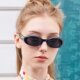 Forward Peak Oval Retro Men and Women Hip Hop Sunglasses