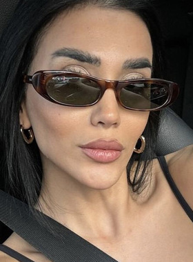 防紫外线猫眼复古男女超小太阳镜