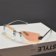 Rectangular sunshade retro men's and women's star sunglasses