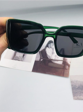 韩版大框不规则黑色个性百搭墨镜