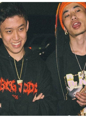 同款上升潮男蹦迪吊坠钛钢链子