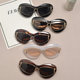 Anti-UV Cat Eye Retro Bubble Sunglasses for Men and Women