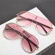Sunshade toad mirror retro women's one-piece sunglasses