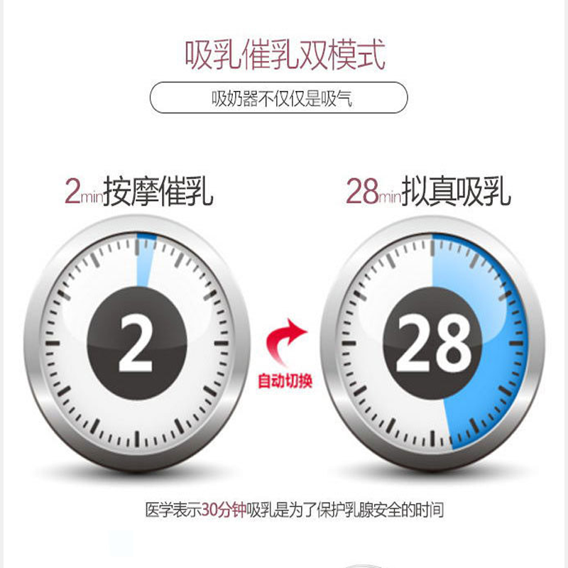 小白熊电动hl-0682 / 09按摩吸奶器 元瑞母婴吸奶器