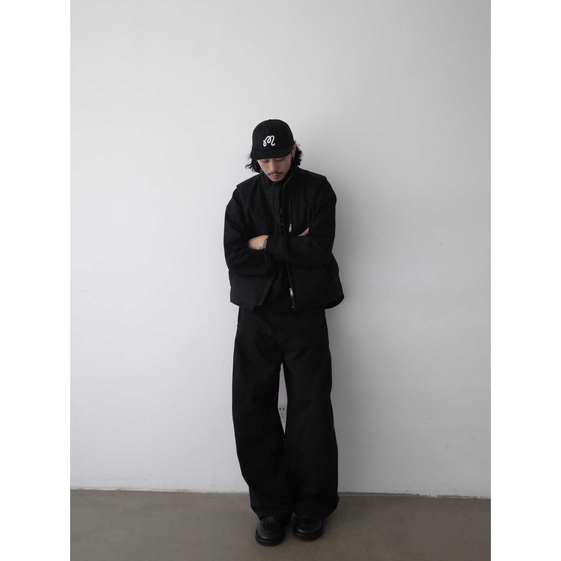 INKNOTS美式复古羊羔毛工装马甲男女潮牌叠穿无袖立领短款外套ins,淘宝优惠券,粉丝福利购,淘宝优惠卷