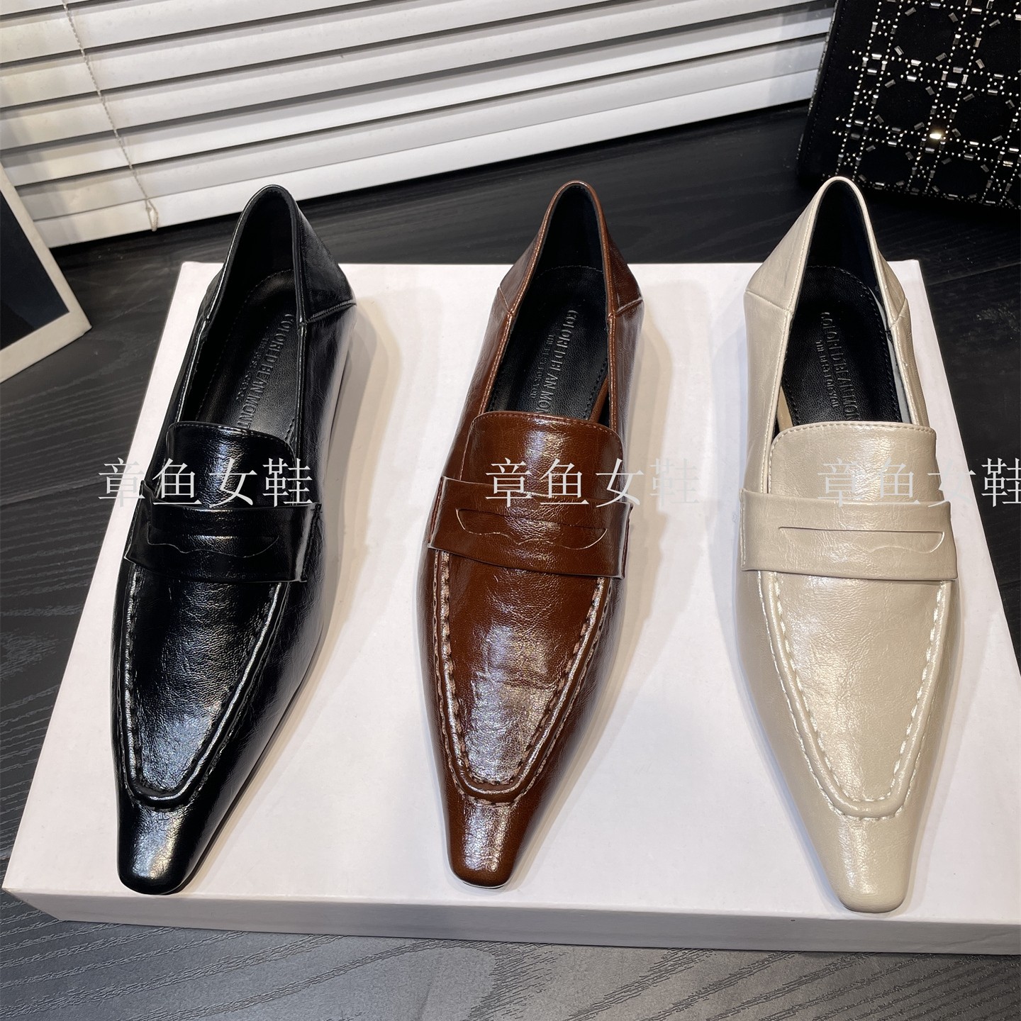 韩系简约浅口尖头单鞋女2026春季新款时尚内增高气质百搭小皮鞋,淘宝优惠券,粉丝福利购,淘宝优惠卷