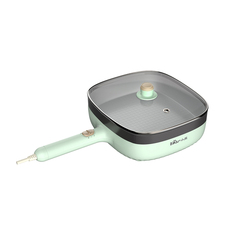 Плиты 小熊电炒锅家用一体式插电电炒菜炒锅煎锅不粘锅宿舍学生小型电锅