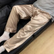 Ice silk thin air-conditioned room home pants can be worn by men and women