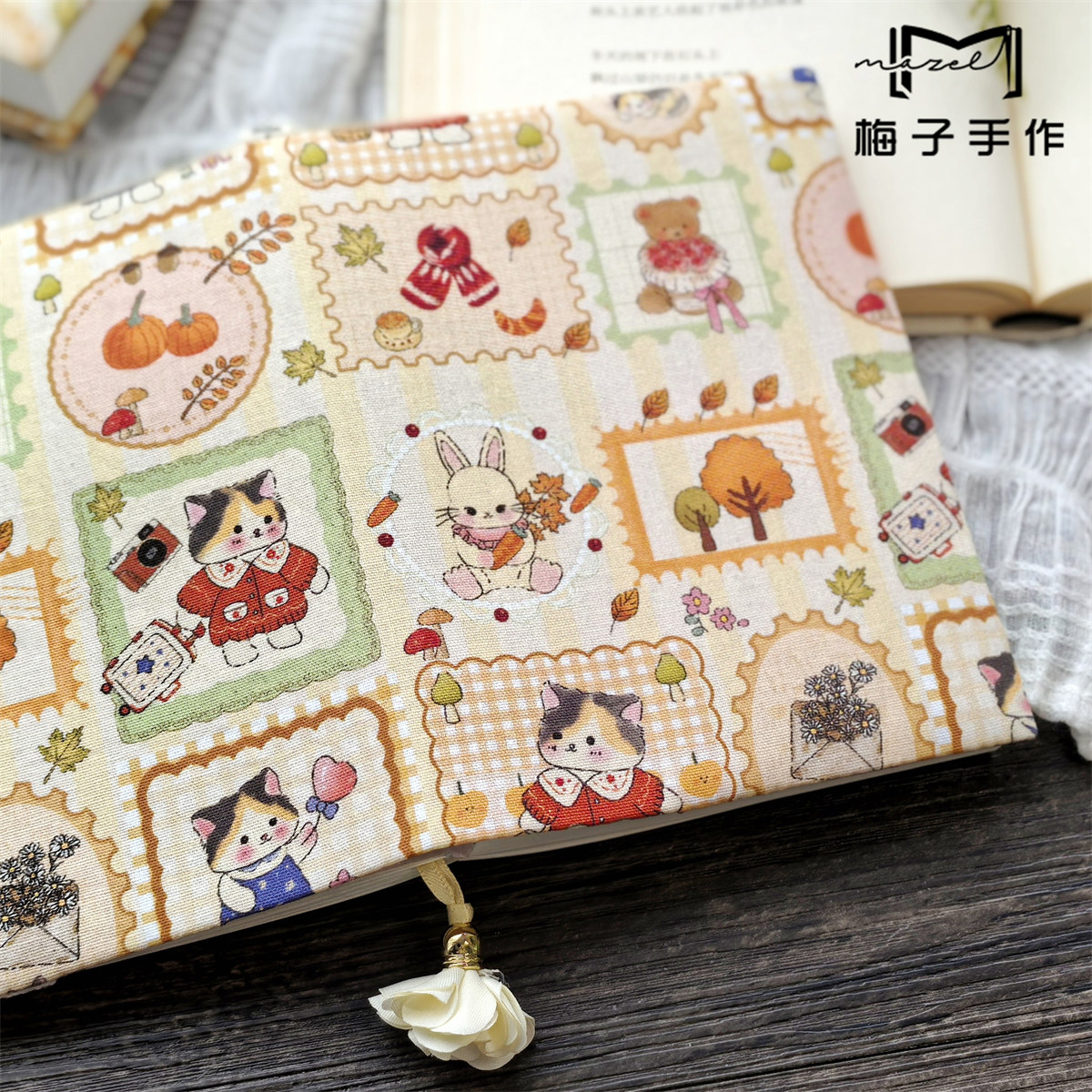 小熊饼干 定页手帐本A5A6 书衣复古加厚笔记本 手账日记本礼物,淘宝优惠券,粉丝福利购,淘宝优惠卷