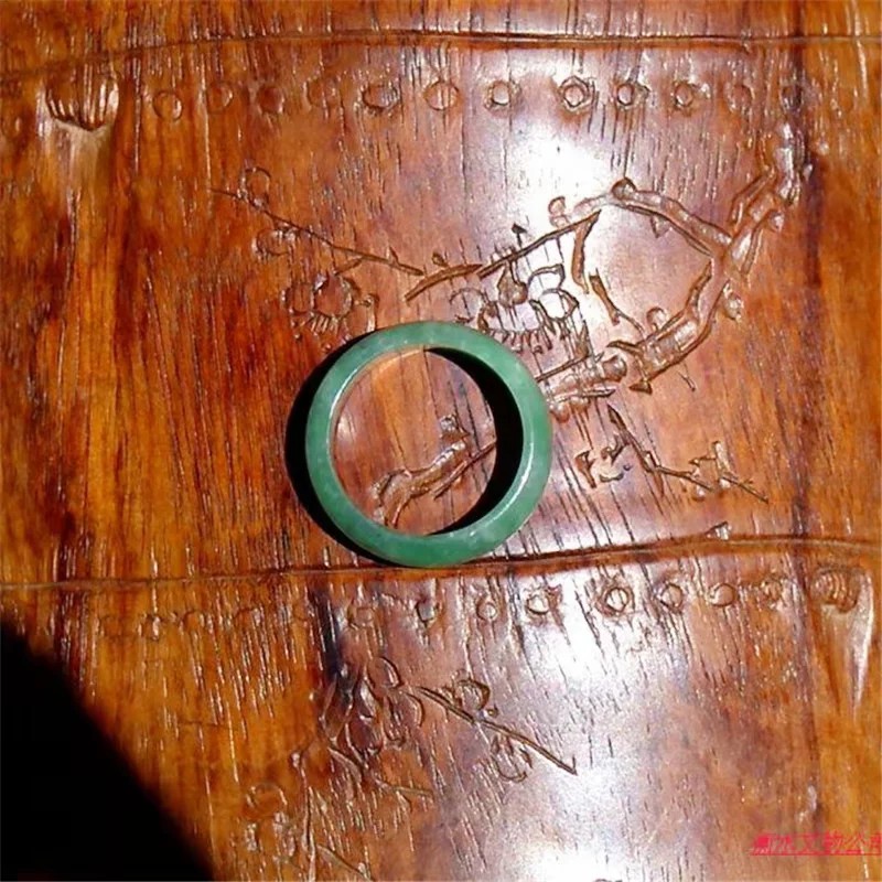 Natural Grade A Burmese Laokeng Jadeite Ring Ring 17