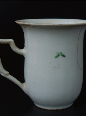 清代清=川浅绛彩人物仕女杯瓷器陶瓷文人瓷艺术品收藏