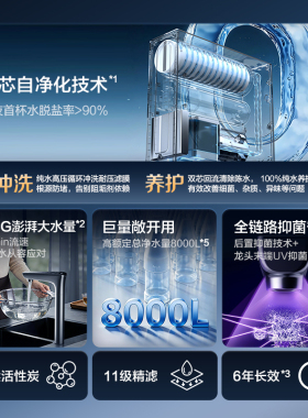 海尔净水器家用鲜活水自净化直饮