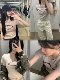 MSCHF summer rhombus blur ພິມແຂນສັ້ນ