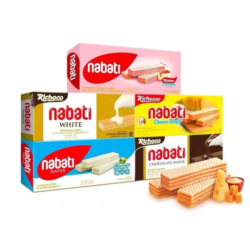 临期B03 印尼丽芝士132g/145g纳宝帝奶酪味夹心威化饼干网红休闲 - 图3