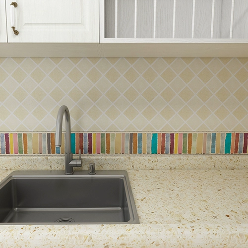 Наклейка, водонепроницаемые самоклеющиеся обои, плита на стену, наклейки