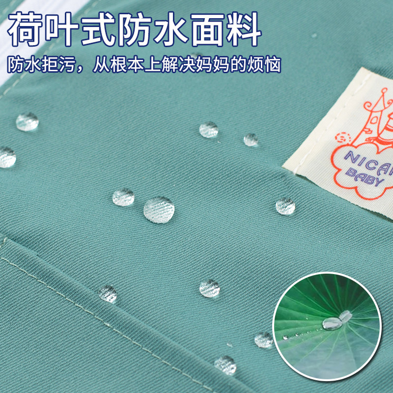 婴儿连体衣宝宝爬行罩衣护衣儿童连体全身防水防脏爬爬服哈衣秋冬,淘宝优惠券,粉丝福利购,淘宝优惠卷