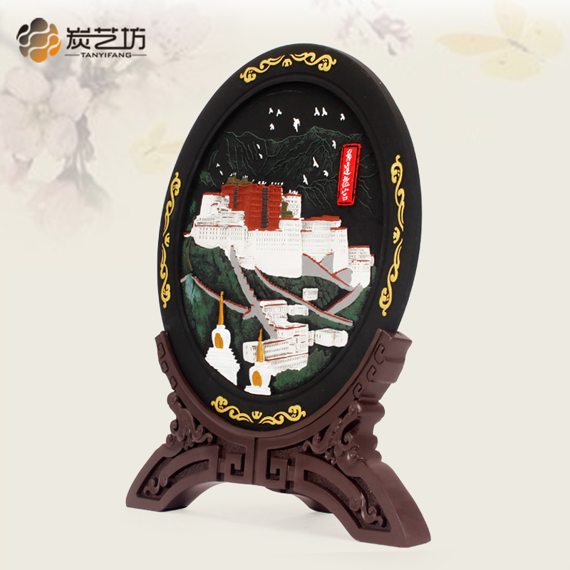 西藏创意特色文创旅游纪念商务礼品办公室内桌面装饰摆设玄关摆件