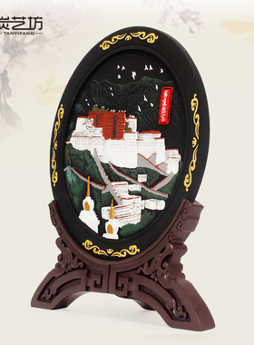 西藏特色文创旅游商务风桌面装饰