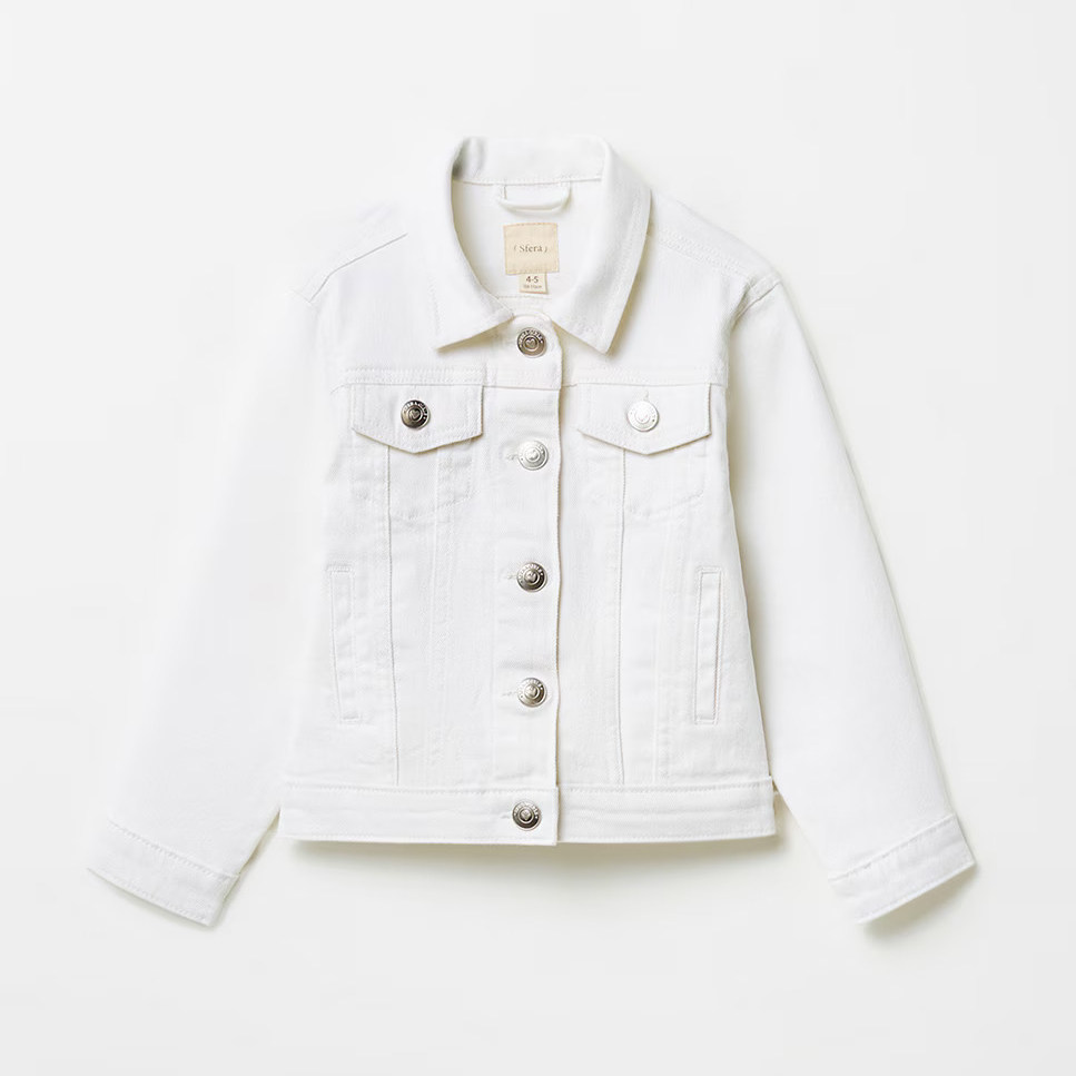 西班牙代购Sfera ingles 女孩大童牛仔夹克外套 - 图2